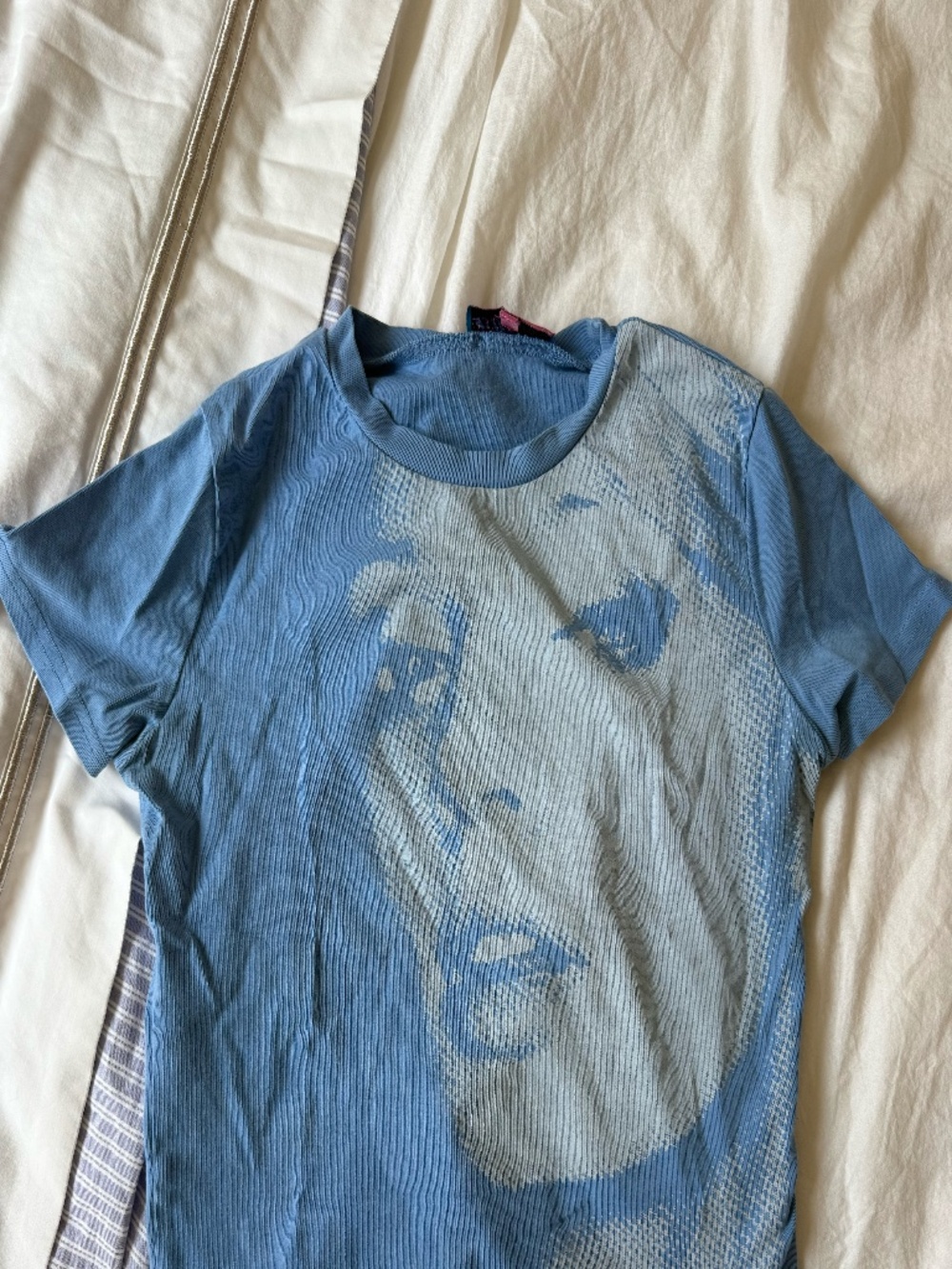Patterned Blue Baby T-shirt